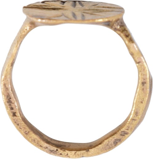 MEDIEVAL EUROPEAN RING, 15-17 CENTURY, SIZE 2 1/2 - 2