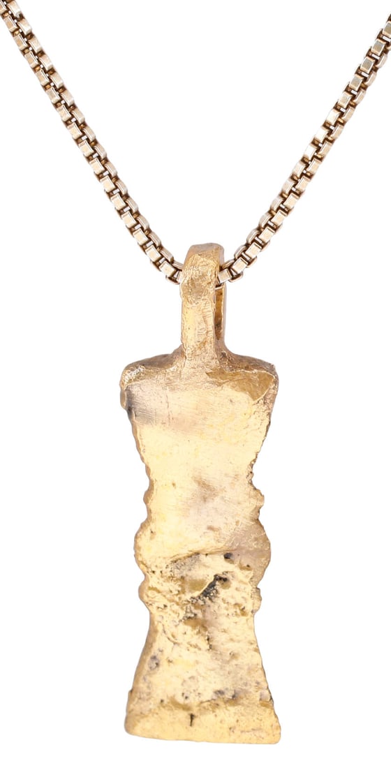 ROMAN LEGIONARY'S SWORD BELT MOUNT NECKLACE, MID 2ND-MID 3RD CENTURY AD - 2