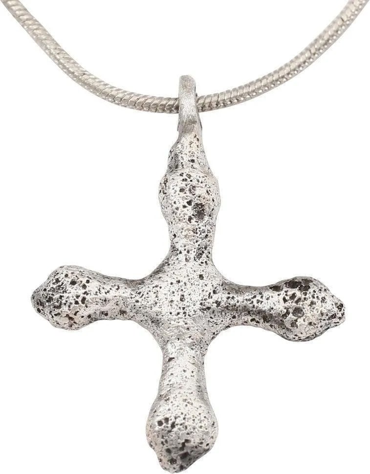 MEDIEVAL CHRISTIAN CROSS, 9TH-10TH CENTURY: The emergence from the Dark Ages is embodied in the rise to power of the Frankish King, Charlemagne in 768 (founder of the Holy Roman Empire after 800) followed by conquering southern Europe from Fran
