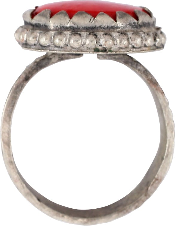 EASTERN EUROPEAN GYPSY WOMAN'S RING, SIZE 8 1/2 - 3