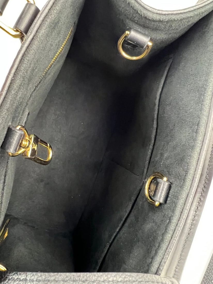 Louis Vuitton OnTheGo PM Giant Monogram Empreinte Black Leather Tote - 7