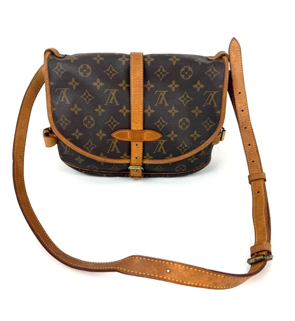 Louis Vuitton Monogram Saumur 30 Vintage Saddle Messenger CrossbodyBag - 2