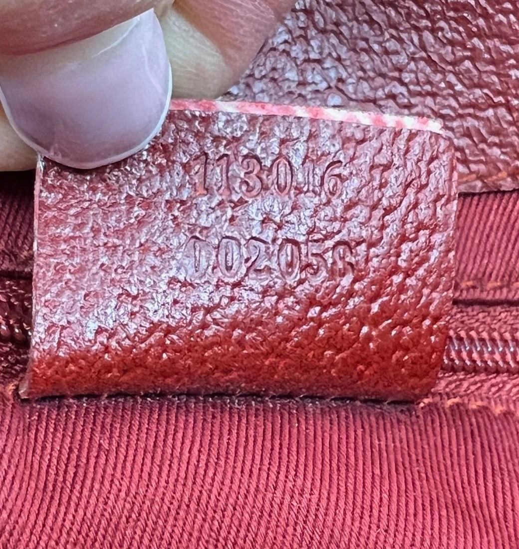 Gucci GG Canvas Red Shoulder Tote Bag - 3