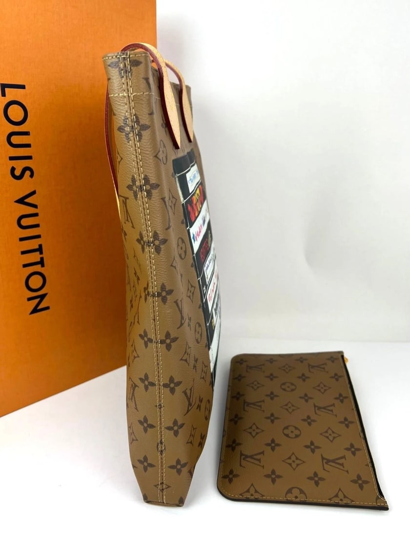 Louis Vuitton Carry It Limited Edition Reverse Monogram Video Tape Tote - 7