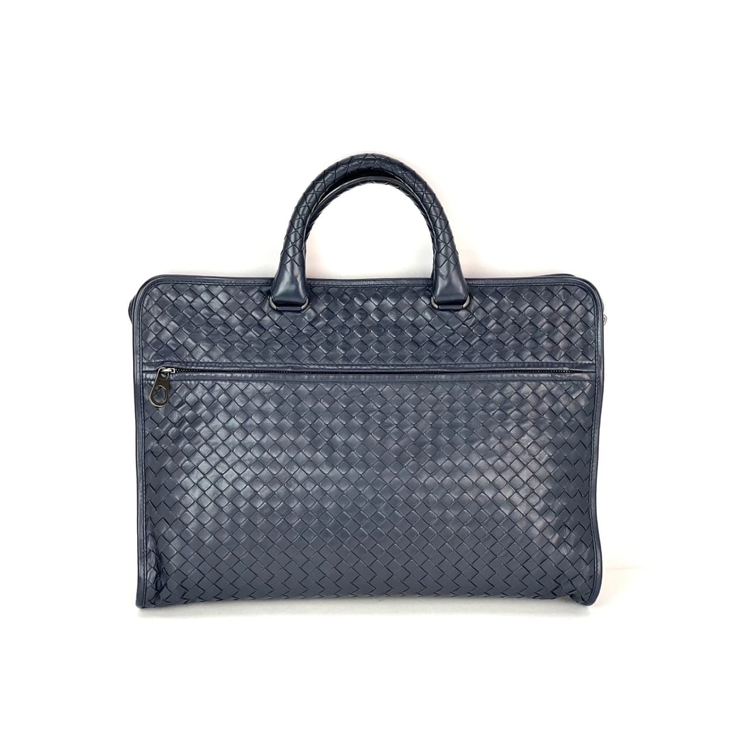 Bottega Veneta Intrecciato Top Zip Briefcase Attache Bag - 2