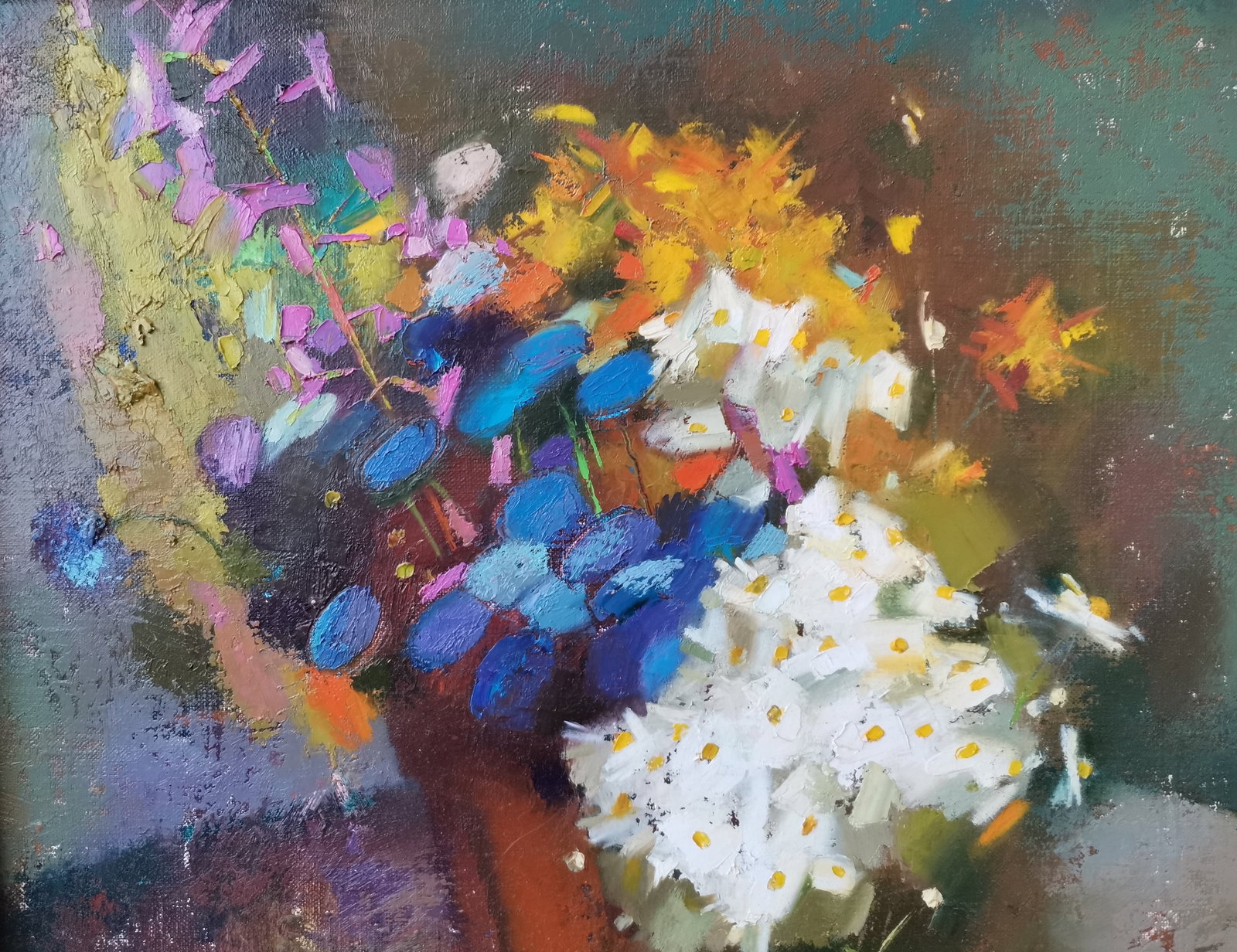 Abstract Oil painting Strawberries Oksana Kyrylenko - 4