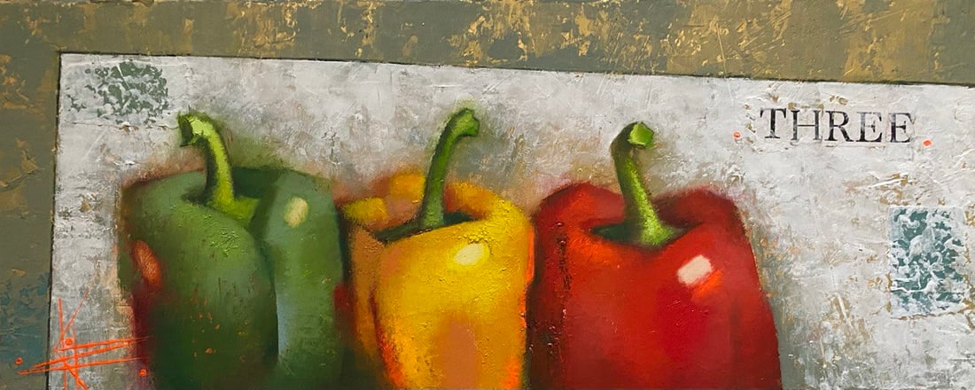 Abstract Oil painting Three Oksana Kyrylenko: Title : Abstract Oil painting Three Oksana Kyrylenko Description: 145KOR Painter: Oksana Kyrylenko Size: 20x50 cm/7,87x19,62 inches Components: oil, canvas, Original painting from our collection