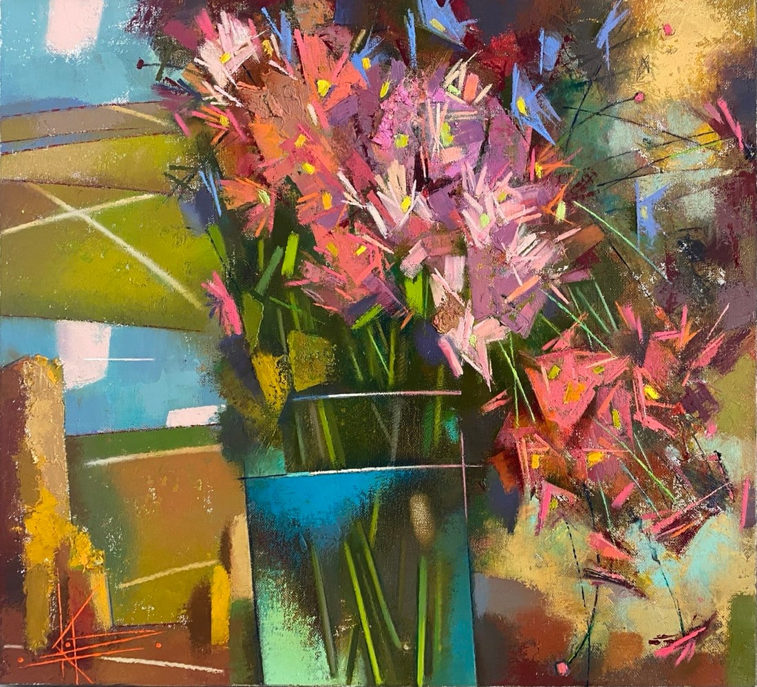 Abstract Oil painting About autumn Oksana Kyrylenko: Title : Abstract Oil painting About autumn Oksana Kyrylenko Description: 185KOR Painter: Oksana Kyrylenko Size: 50x55 cm/19,68x21,65 inches Components: oil, canvas, Original painting from our collecti