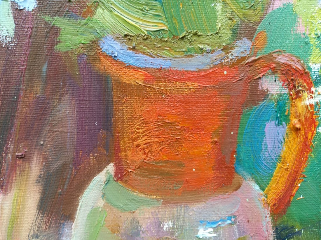 Oil painting in front garden Alex Ditriev - 6