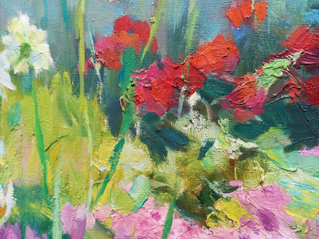 Oil painting in front garden Alex Ditriev - 8