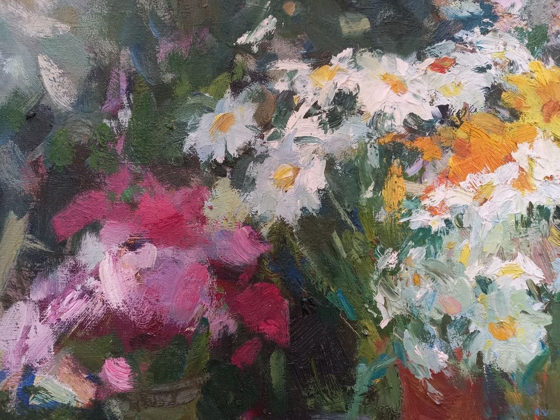 Oil painting Sunny bouquet Alex Ditriev - 8