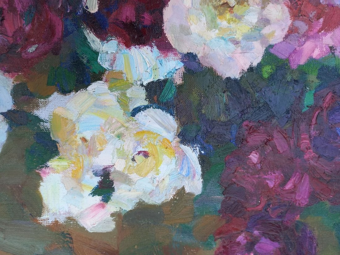 Oil painting Peonies Alex Ditriev - 7