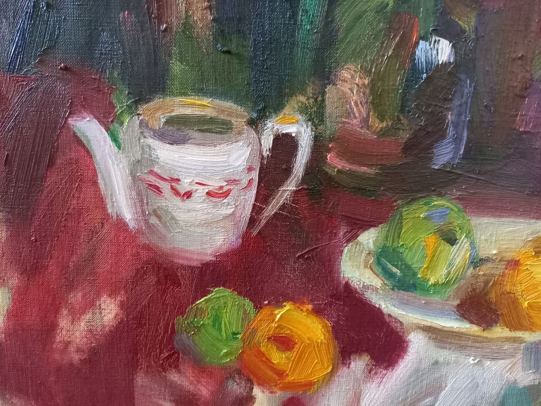 Oil painting May still life Alex Ditriev - 7