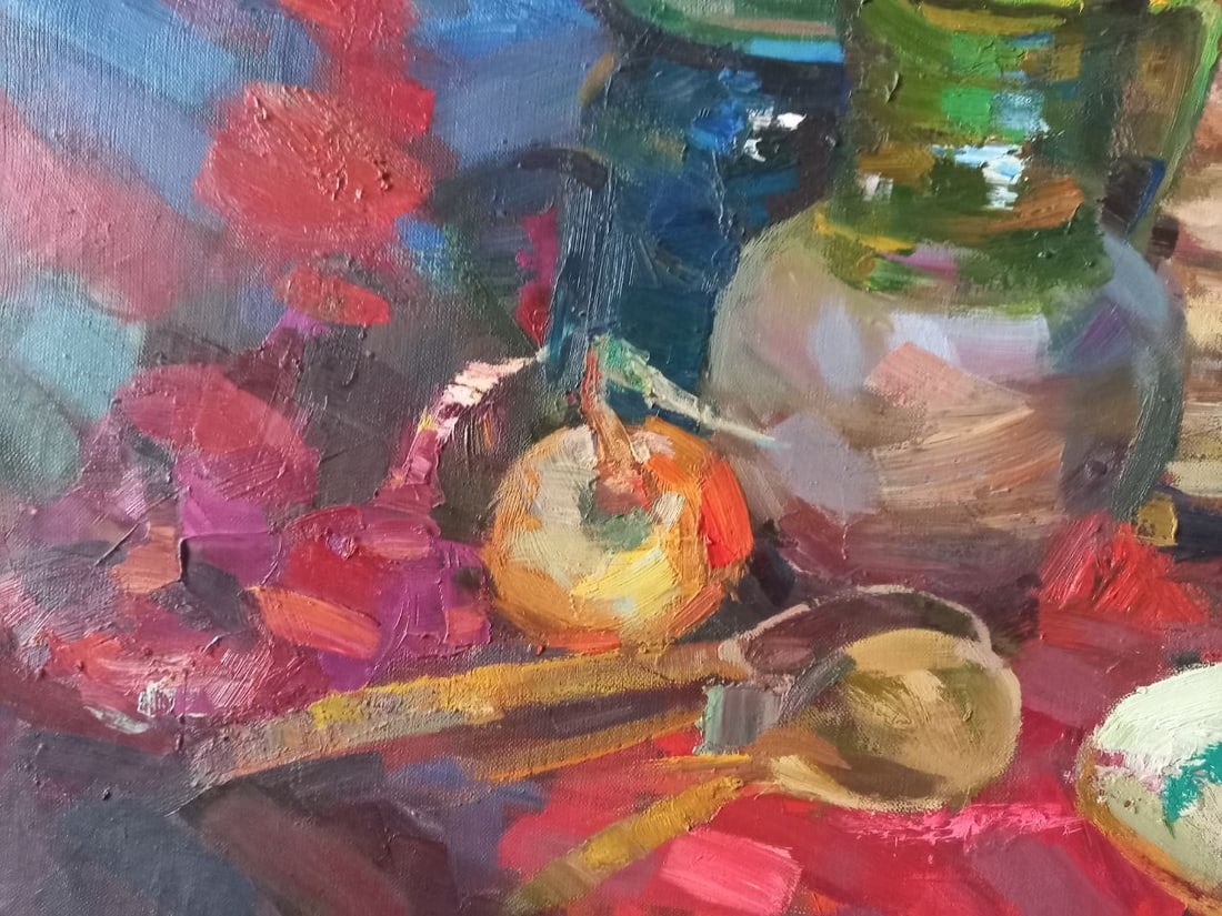 Oil painting Ukrainian still life Alex Ditriev - 2
