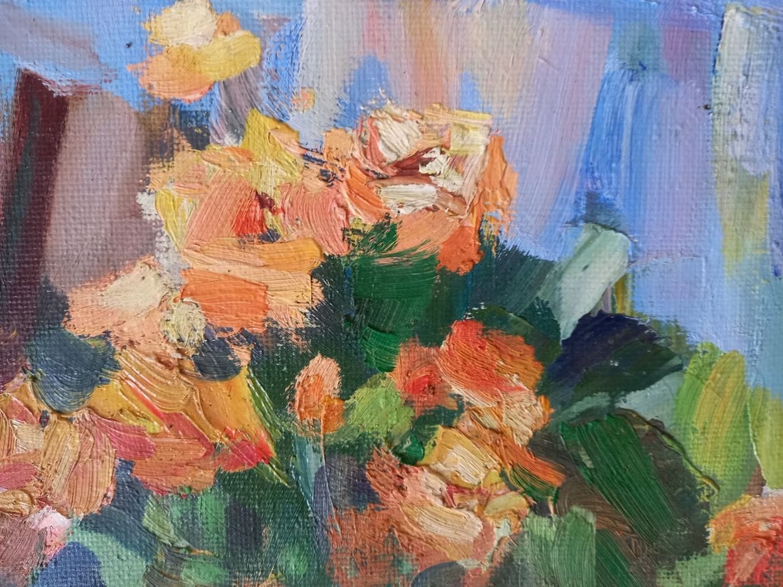 Oil painting Summer in the garden Alex Ditriev - 2