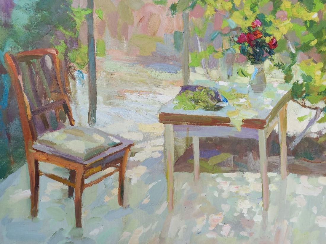 Oil painting Veranda Alex Ditriev - 4
