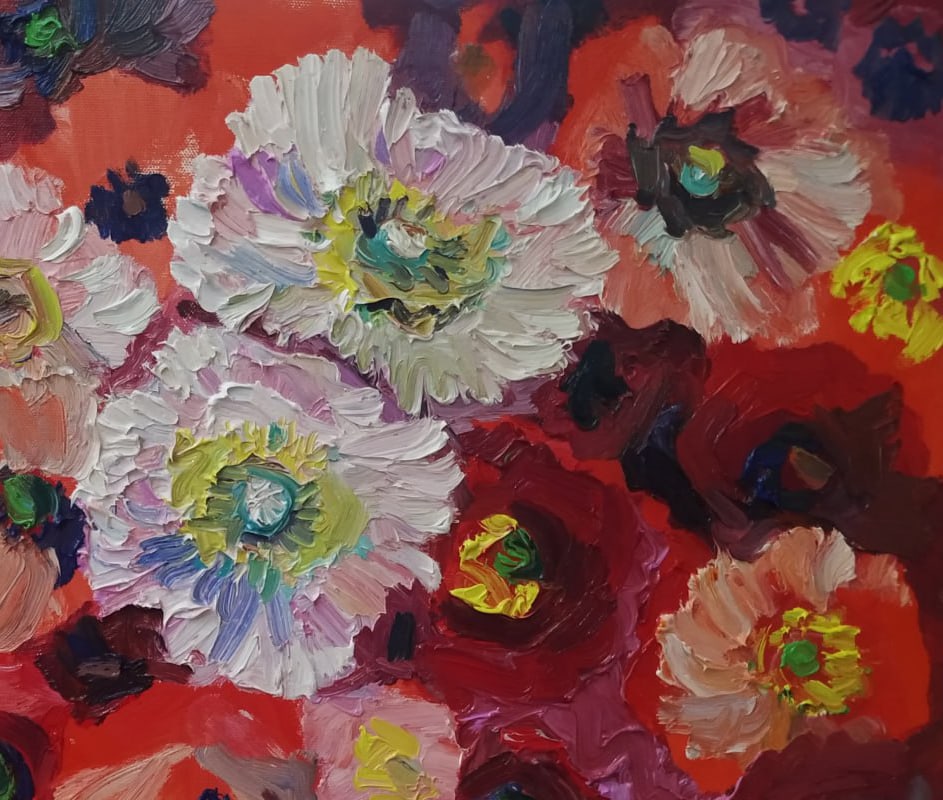 Oil painting Poppies Nina L - 3