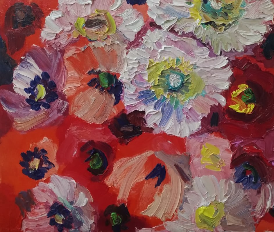 Oil painting Poppies Nina L - 4