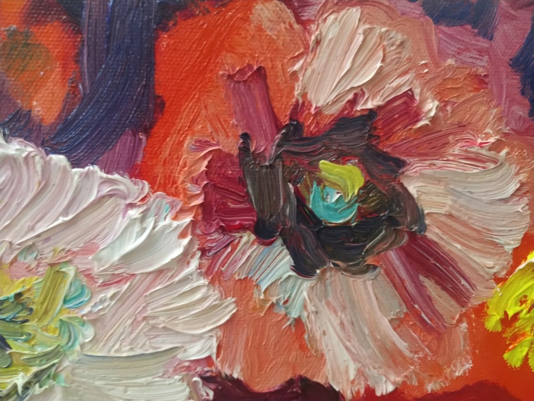 Oil painting Poppies Nina L - 7
