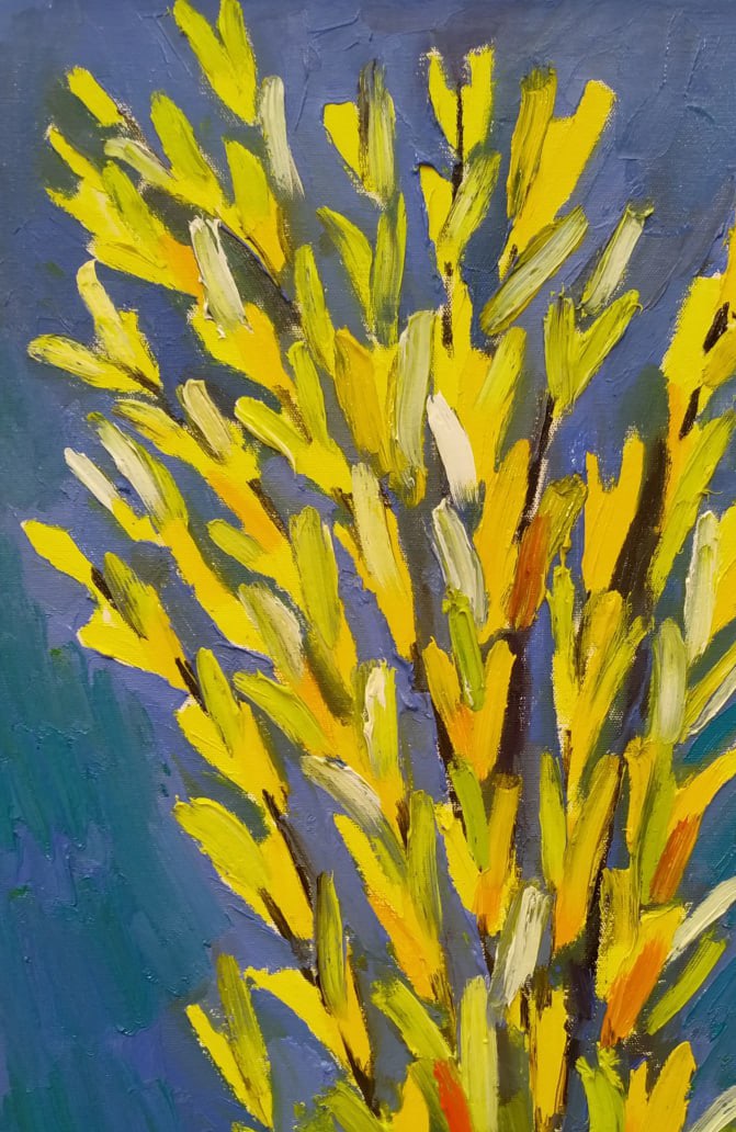 Oil painting Spring bouquet Nina L - 2