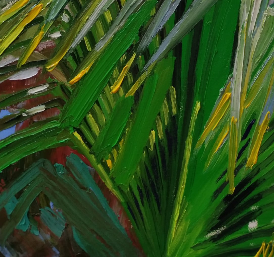 Oil painting Tropics Nina L - 4