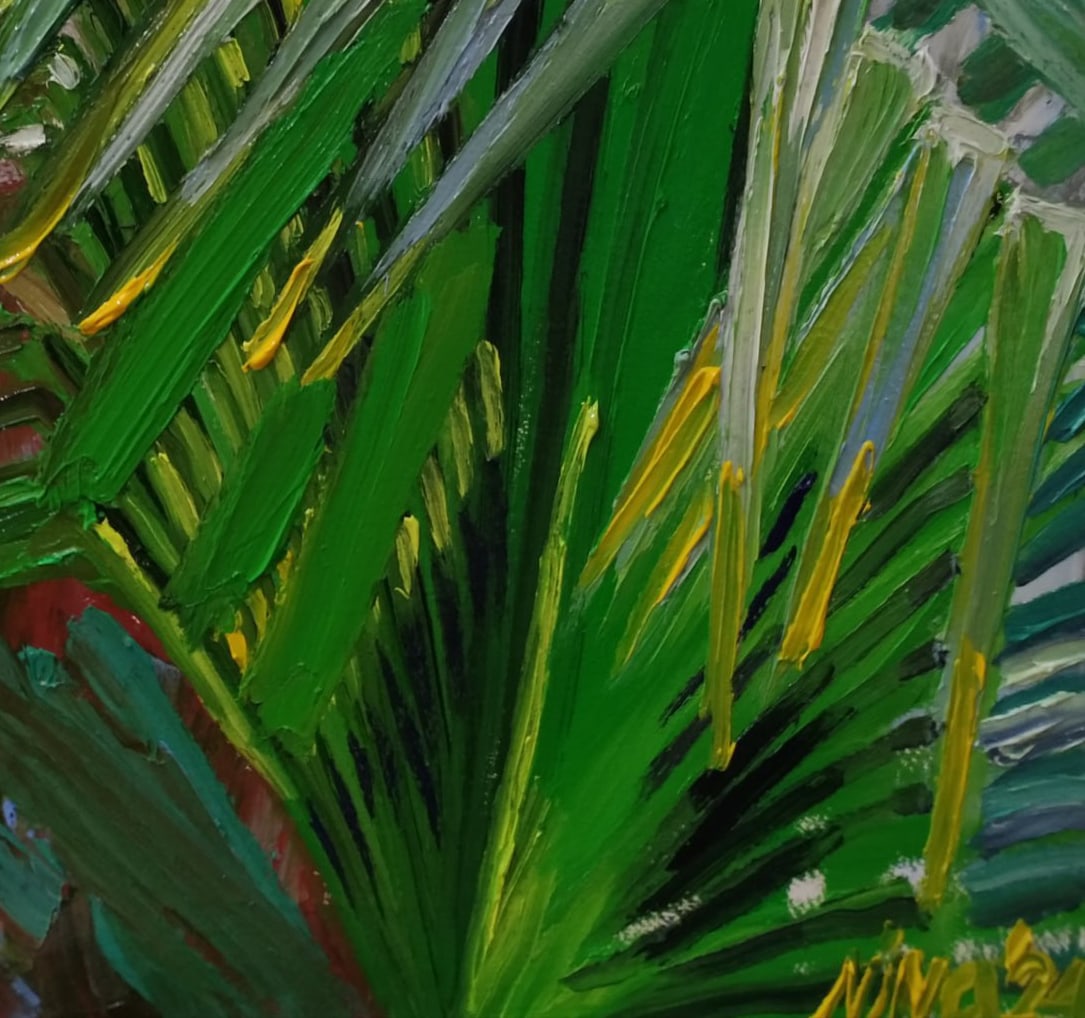 Oil painting Tropics Nina L - 5