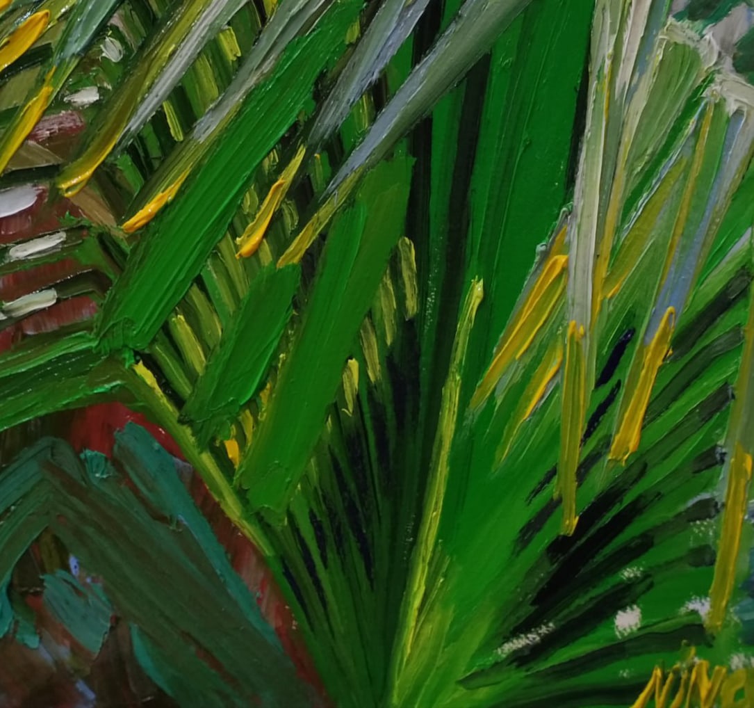 Oil painting Tropics Nina L - 8
