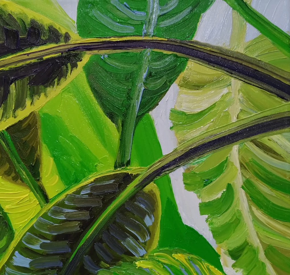 Oil painting Tropics Nina L - 3