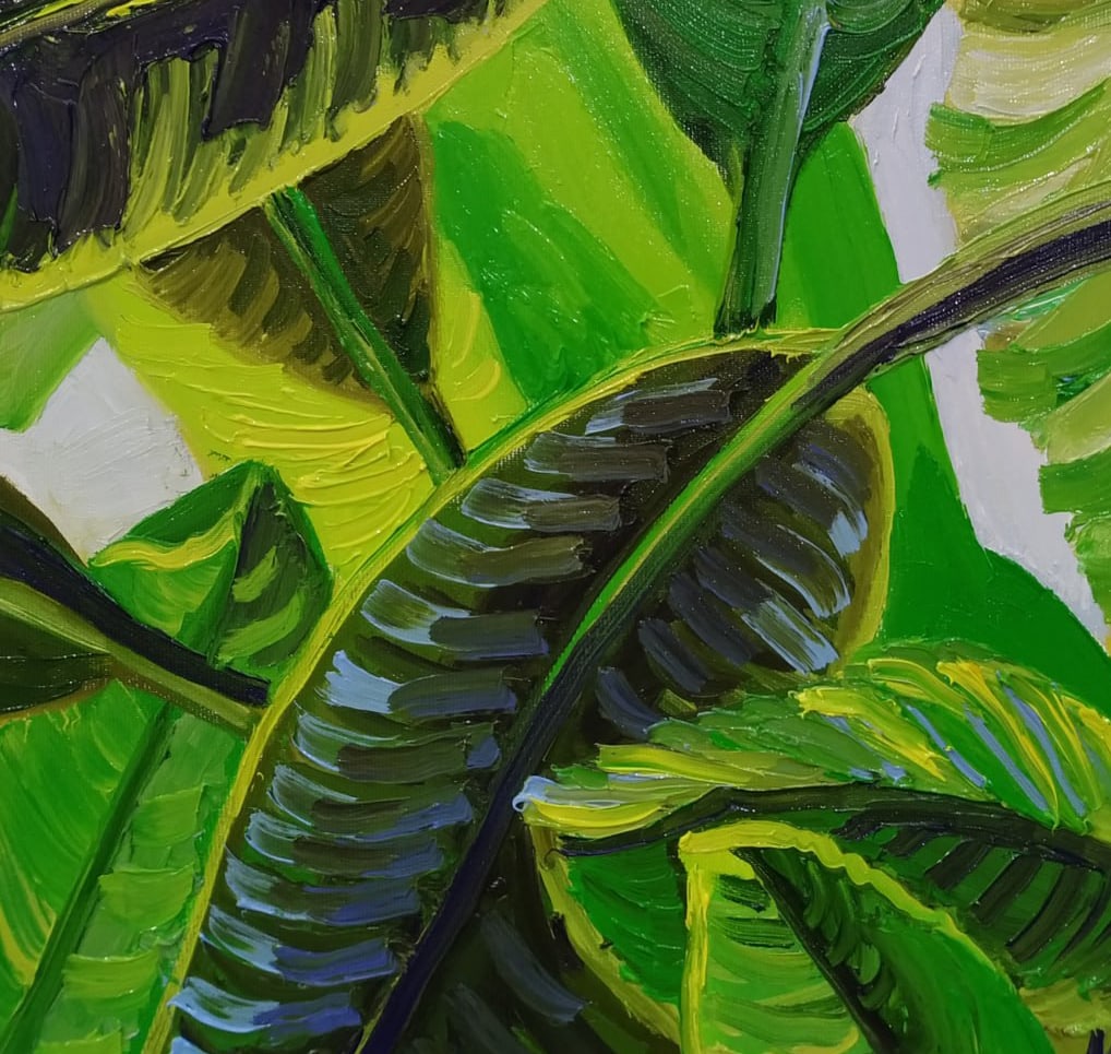 Oil painting Tropics Nina L - 4
