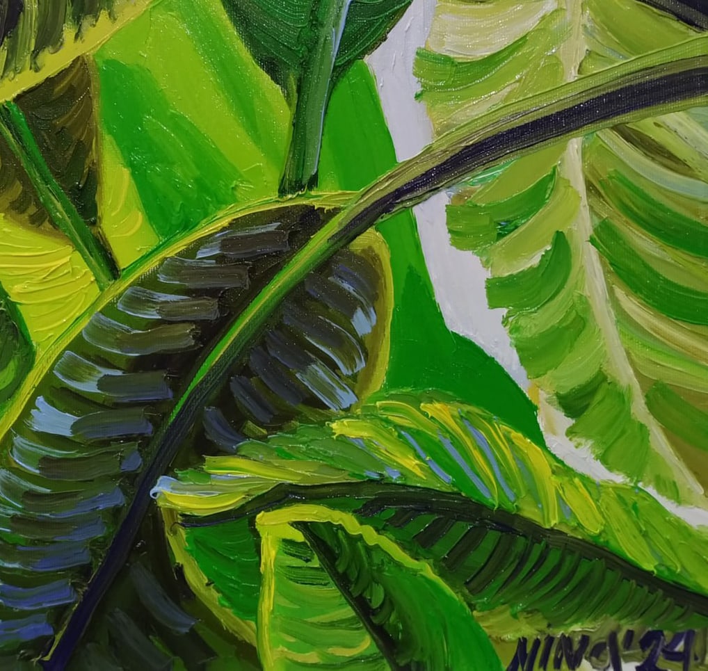 Oil painting Tropics Nina L - 5