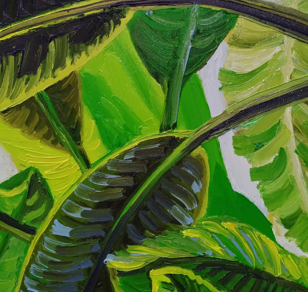 Oil painting Tropics Nina L - 6