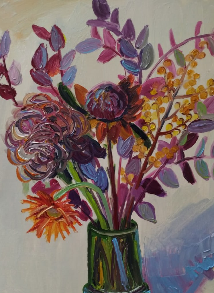 Oil painting A bouquet of autumn Nina L - 7