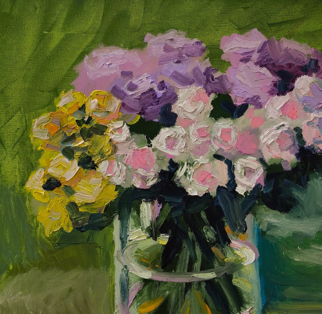 Oil painting Roses Nina L - 2
