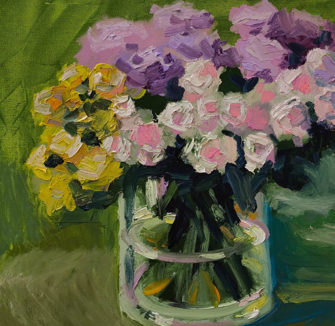 Oil painting Roses Nina L - 7