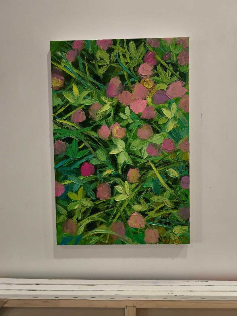 Landscape Oil painting Hedge Nina L - 3