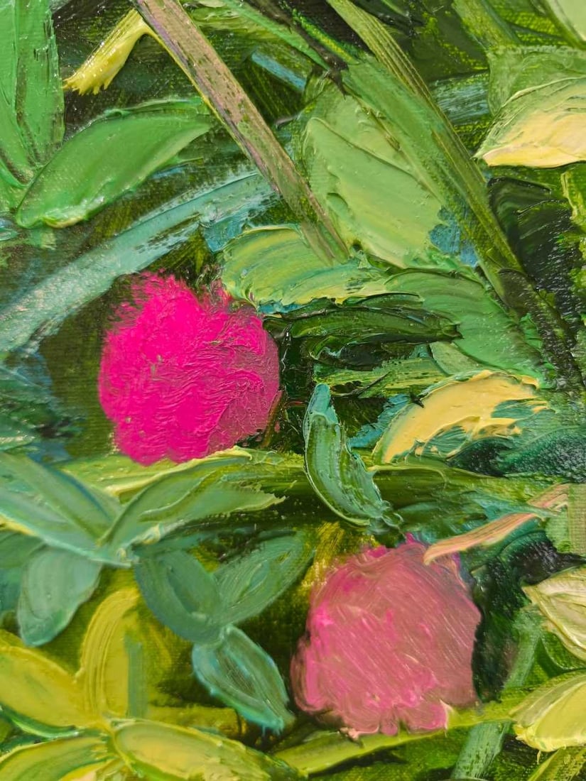 Landscape Oil painting Hedge Nina L - 4