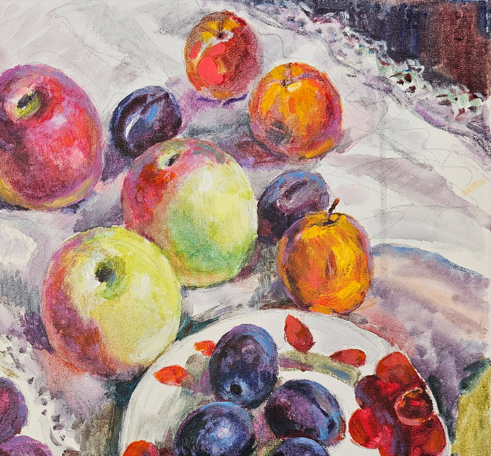 Acrylic painting still life Vyacheslav Petrovich Babac - 4