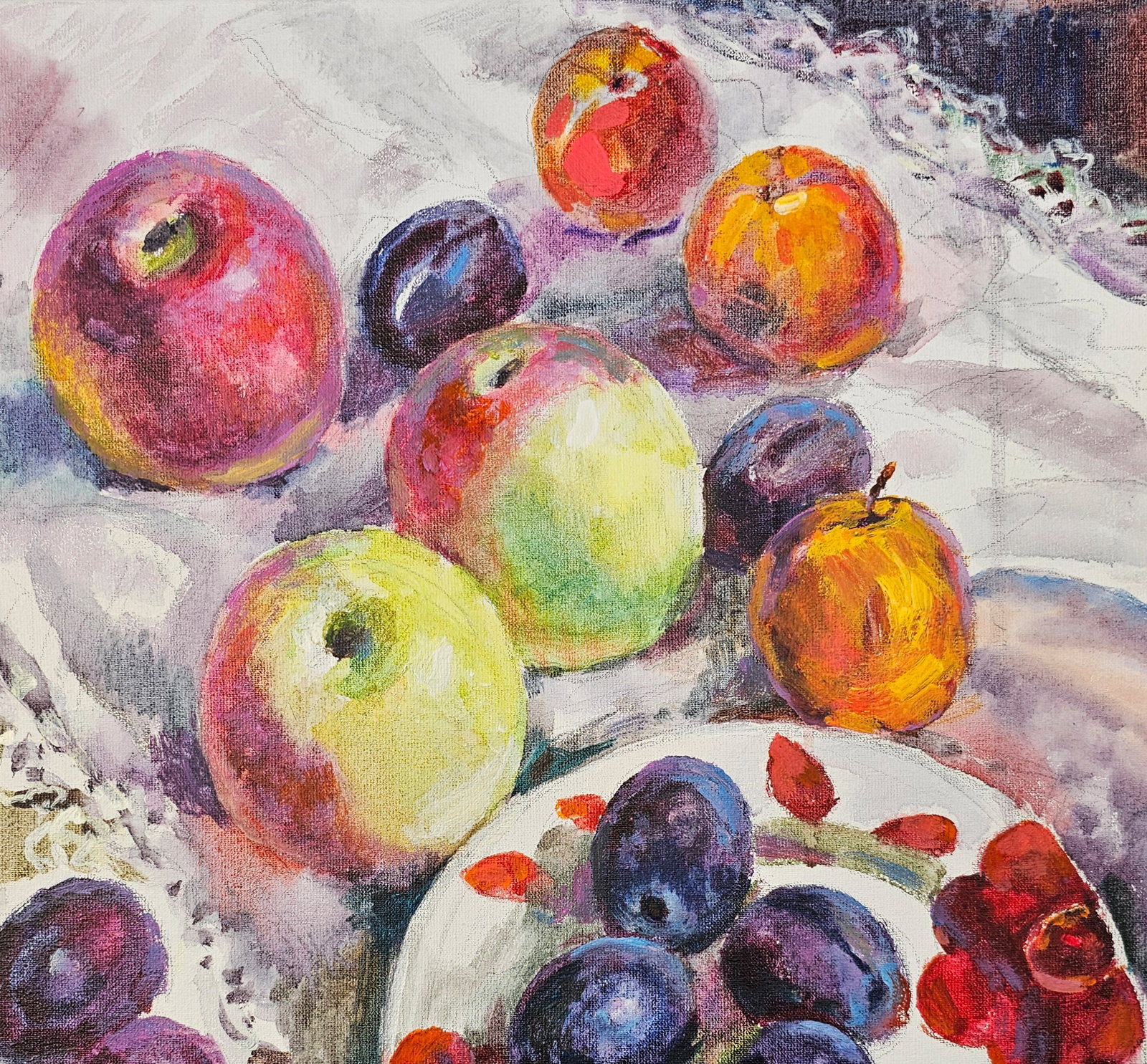 Acrylic painting still life Vyacheslav Petrovich Babac - 7