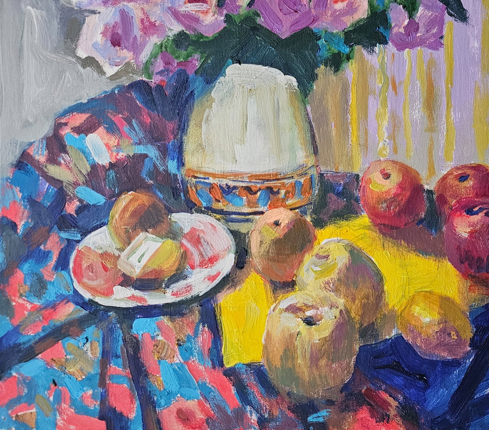 Acrylic painting Gifts of autumn Vyacheslav Petrovich Babac - 5