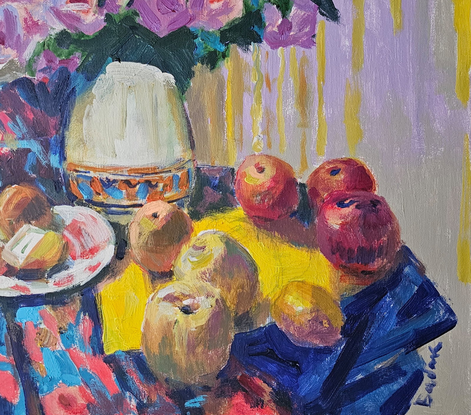 Acrylic painting Gifts of autumn Vyacheslav Petrovich Babac - 6