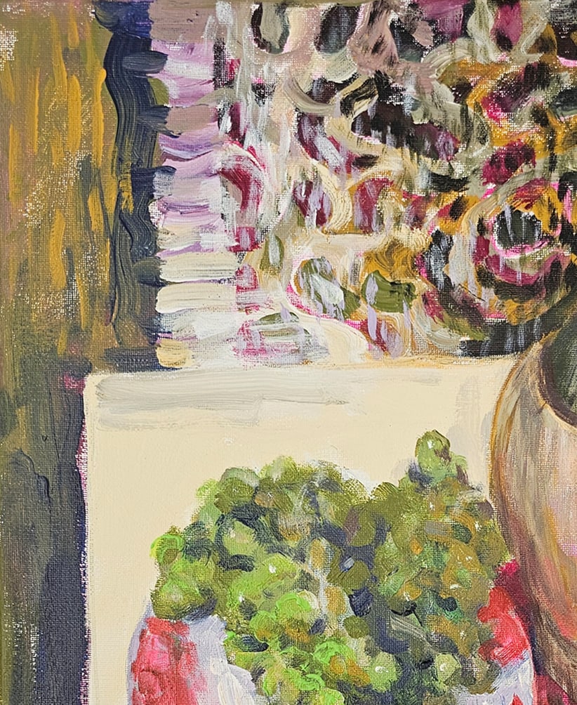Acrylic still life grapes Vyacheslav Petrovich Babac - 2