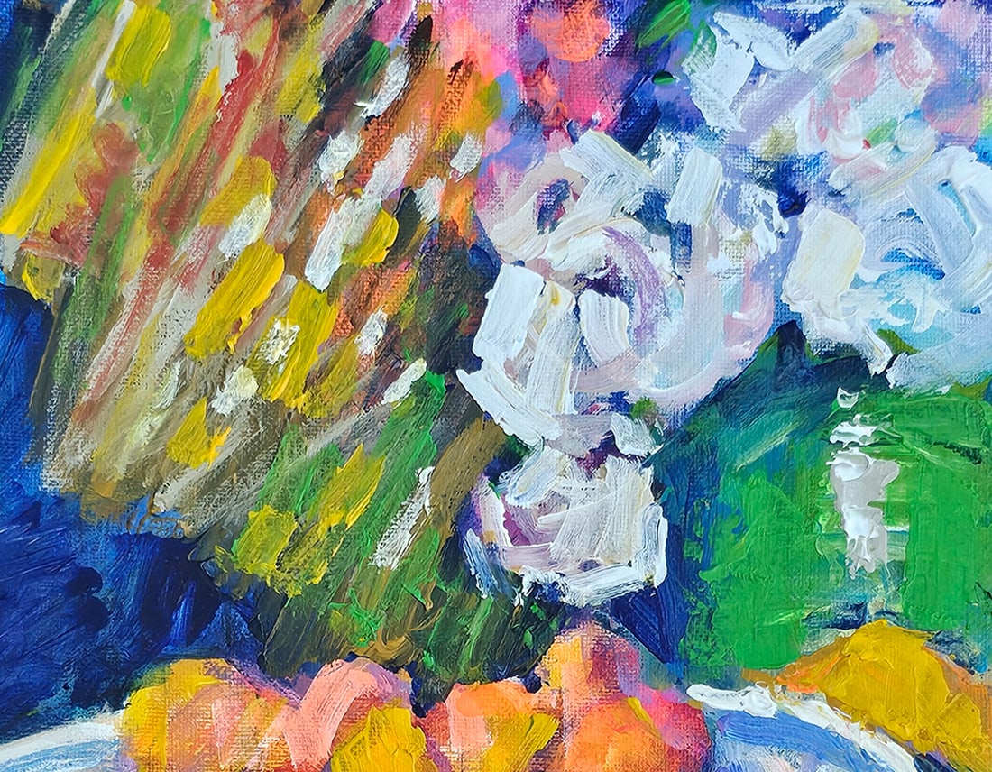 Acrylic still life fruits Vyacheslav Petrovich Babac - 3