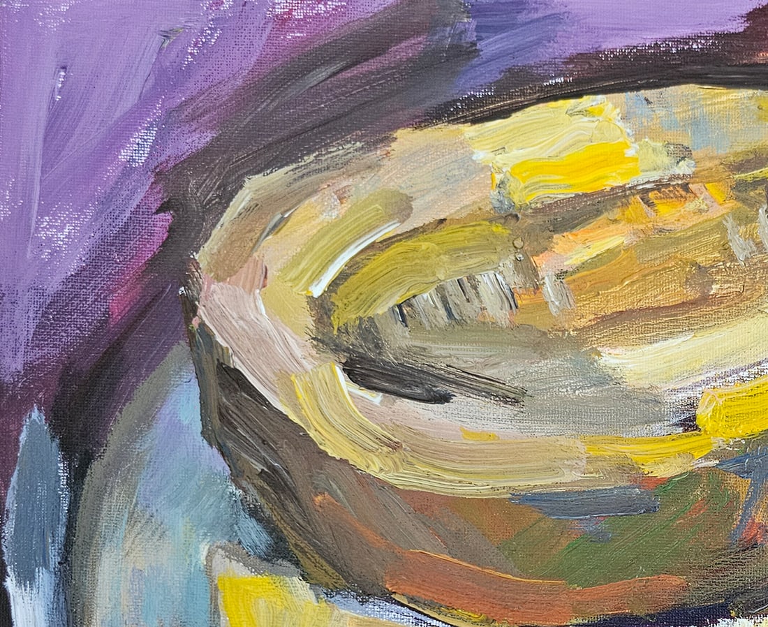 Acrylic still life melon Vyacheslav Petrovich Babac - 2