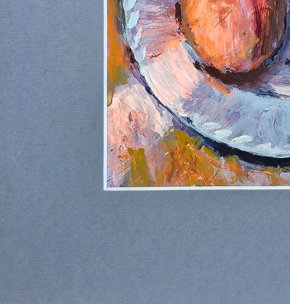 Acrylic still life Apricot Vyacheslav Petrovich Babac - 5