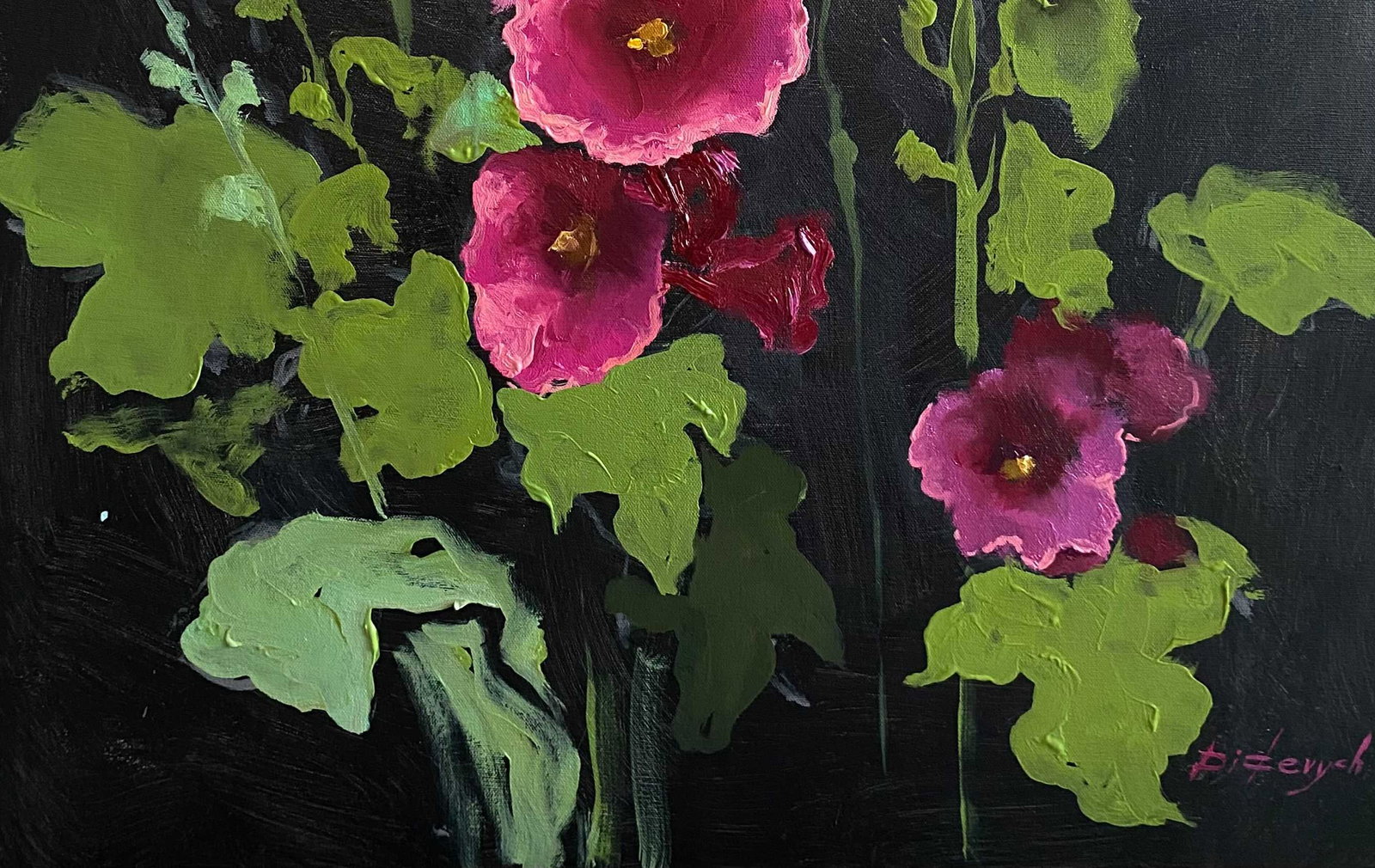 Oil painting Flowers Yulia D. - 4