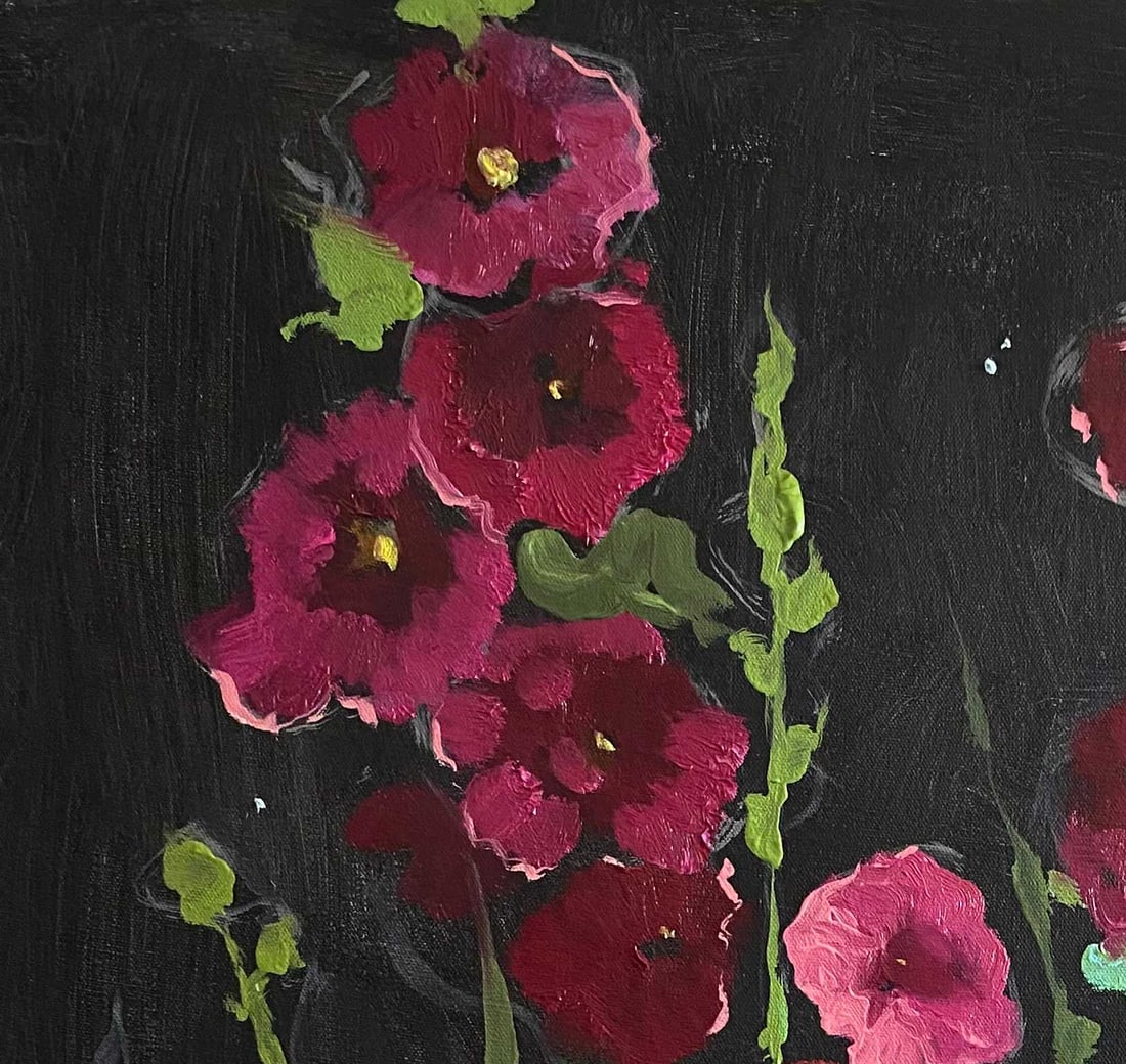 Oil painting Flowers Yulia D. - 5