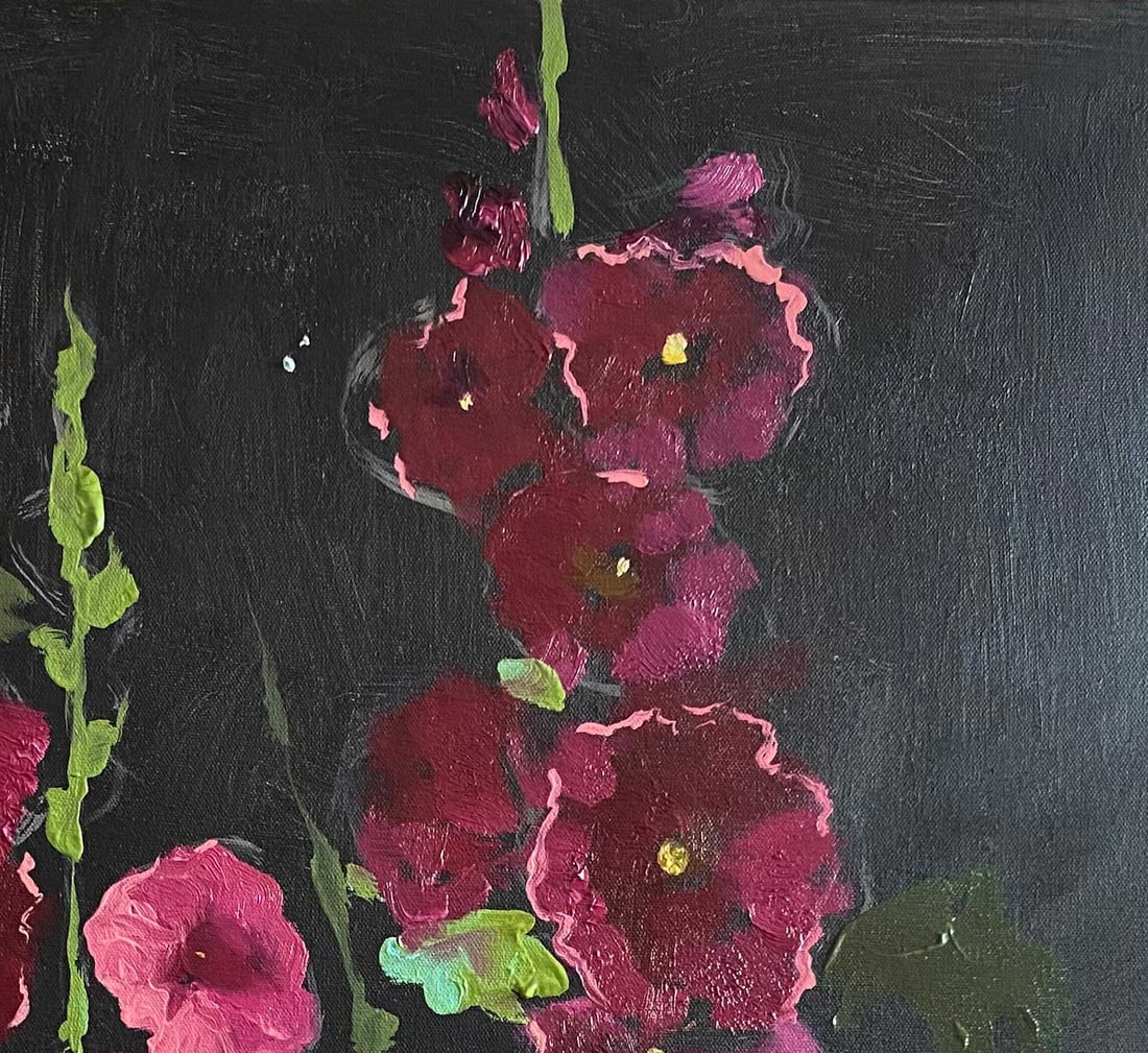 Oil painting Flowers Yulia D. - 9