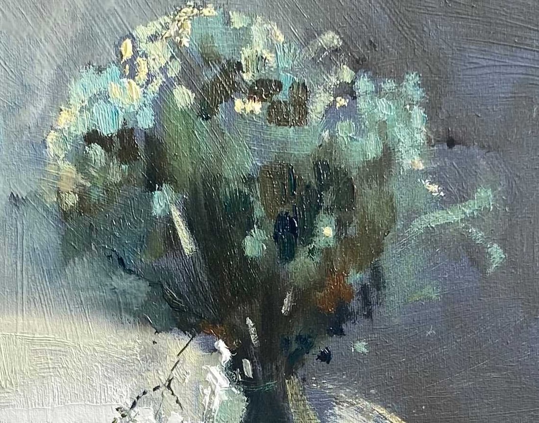 Oil painting Flowers Yulia D. - 6