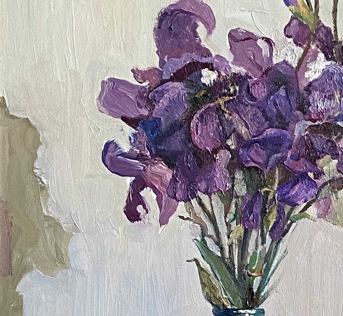 Oil painting Flowers Yulia D. - 2
