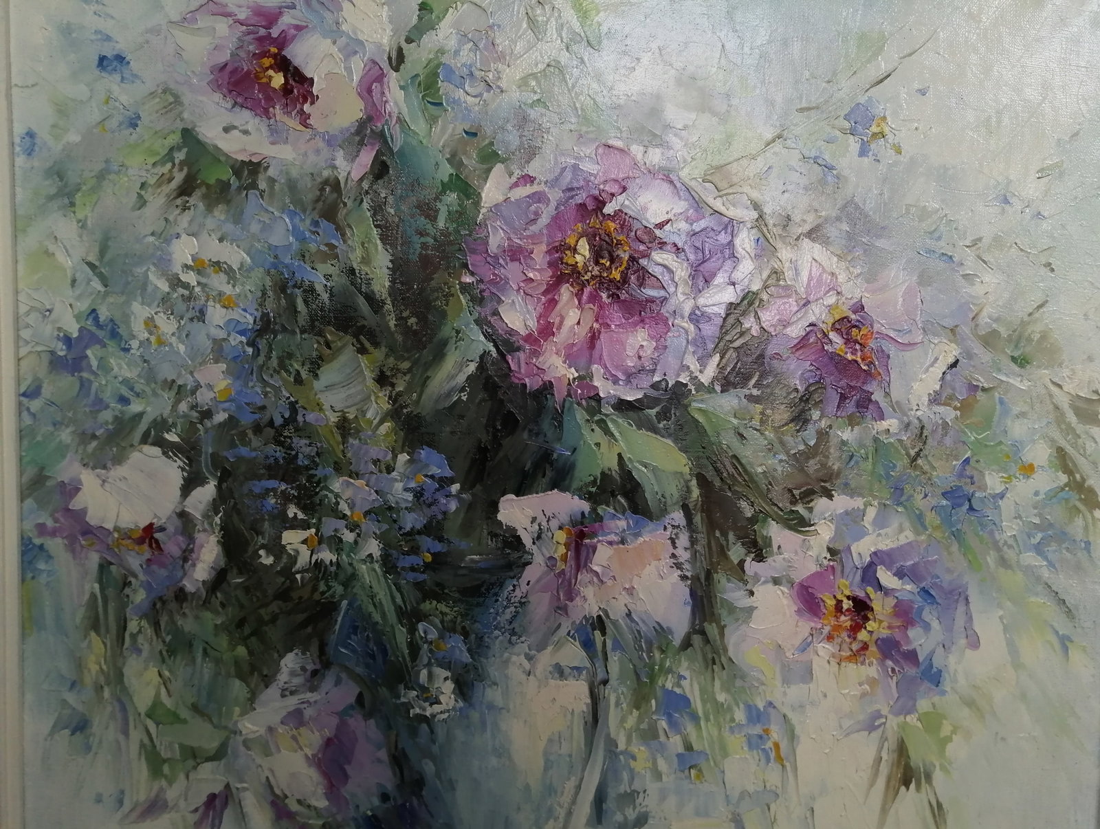 Oil painting Peonies Vadim Os'onov - 3